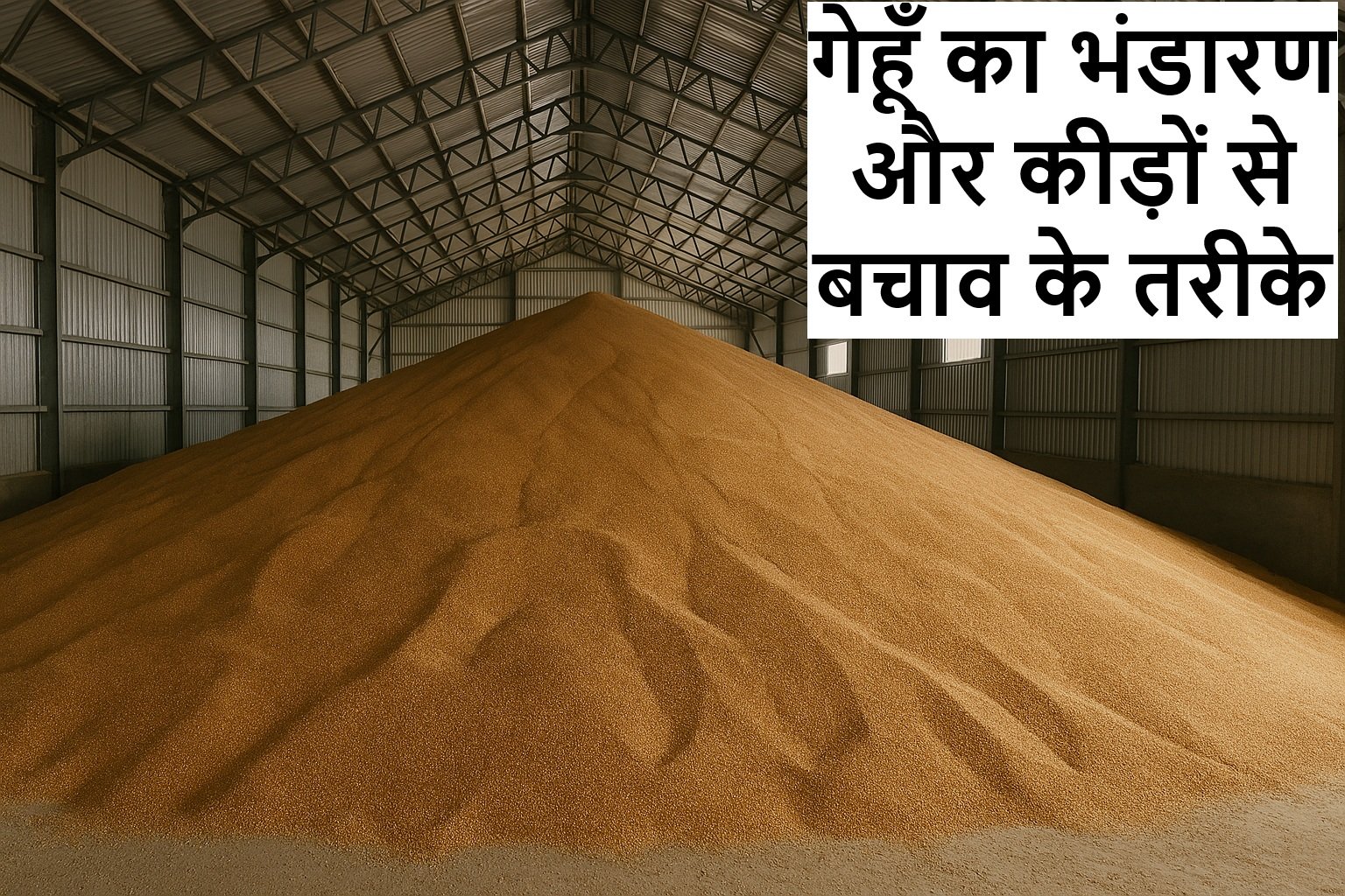 गेहूँ का भंडारण और कीड़ों से बचाव के तरीके