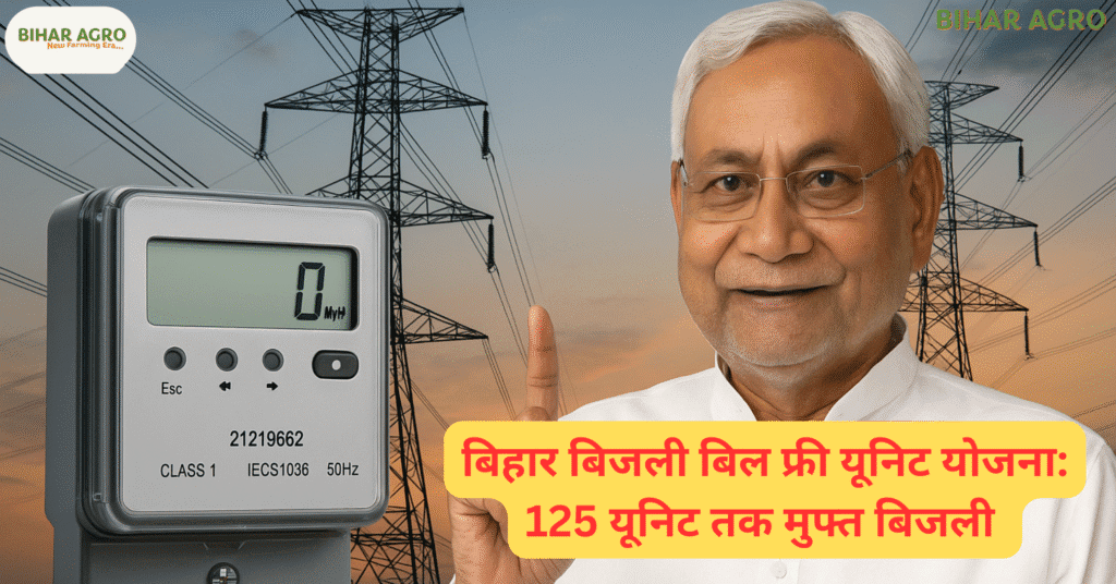 Bihar free electricity scheme, बिजली बिल फ्री यूनिट योजना बिहार, 125 यूनिट फ्री बिजली बिहार, मुख्यमंत्री विद्युत उपभोक्ता सहायता योजना,