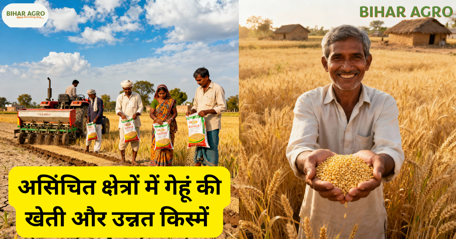 Wheat, गेहूं की असिंचित खेती, बारानी गेहूं की किस्में, drought tolerant wheat varieties, rainfed wheat farming, कम पानी में गेहूं की खेती, गेहूं की नई किस्में, wheat cultivation in India, गेहूं उत्पादन बढ़ाने के तरीके, गेहूं रोग नियंत्रण, wheat farming tips