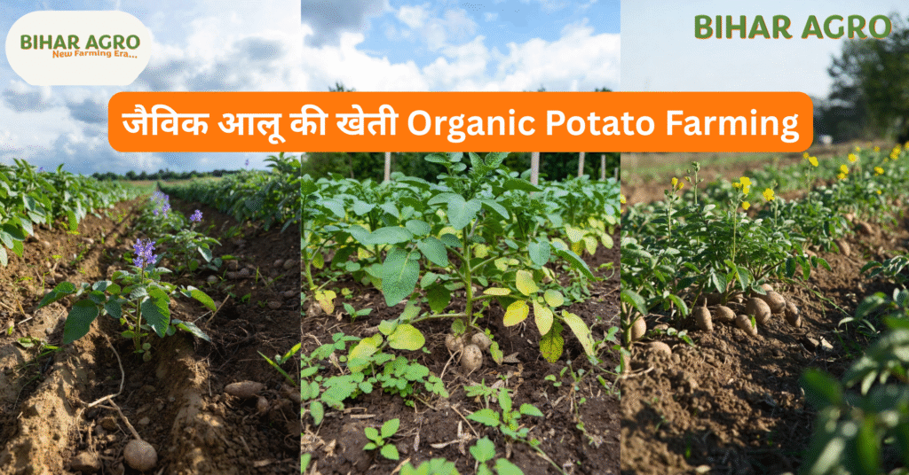 organic potato farming, जैविक आलू की खेती, organic potato, जैविक आलू, प्राकृतिक खेती, natural farming, जैविक खाद, organic manure, प्राकृतिक कीट नियंत्रण, bio-pesticides, आलू की जैविक खेती, organic farming techniques, आलू की खेती के तरीके, जैविक बीज, potato varieties, फसल चक्र, crop rotation,