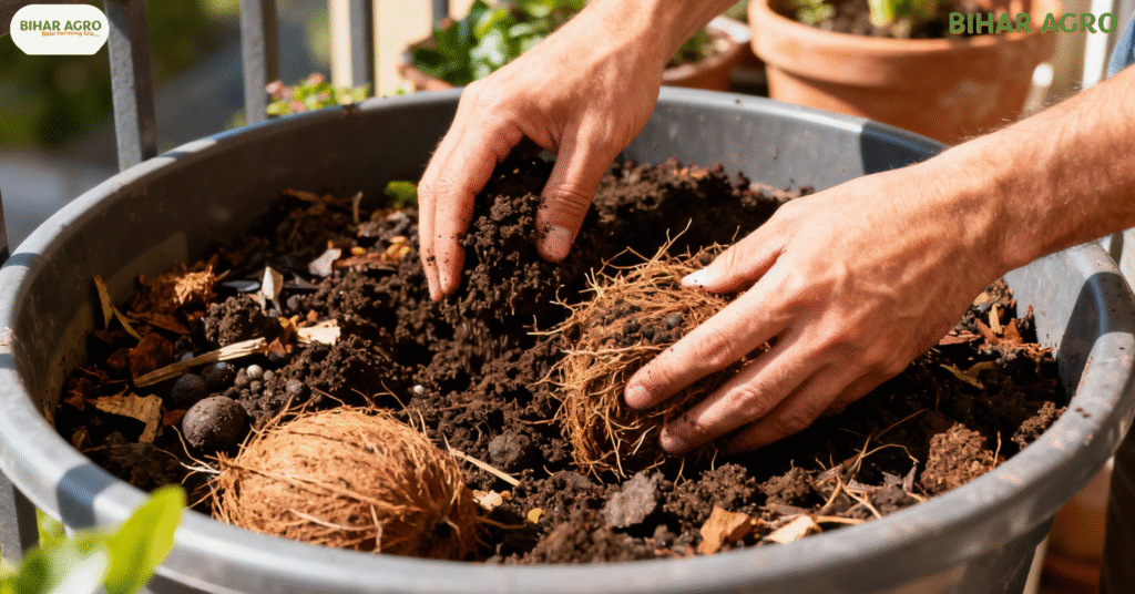 gamlo me kheti, gamle me kheti, गमलों में खेती कैसे करें