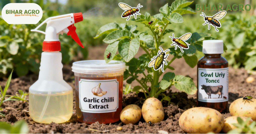 organic potato farming, जैविक आलू की खेती, organic potato, जैविक आलू, प्राकृतिक खेती, natural farming, जैविक खाद, organic manure, प्राकृतिक कीट नियंत्रण, bio-pesticides, आलू की जैविक खेती, organic farming techniques, आलू की खेती के तरीके, जैविक बीज, potato varieties, फसल चक्र, crop rotation,