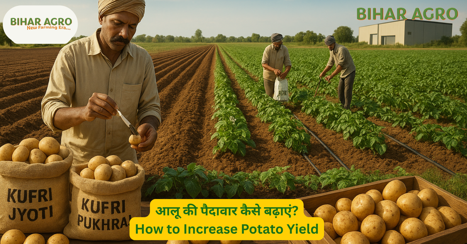 आलू की पैदावार कैसे बढ़ाएं, How to Increase Potato Yield