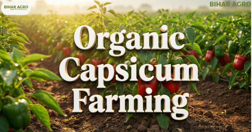 शिमला की जैविक खेती, Organic Capsicum Farming, जैविक शिमला मिर्च, Capsicum organic farming, Shimla mirch farming,