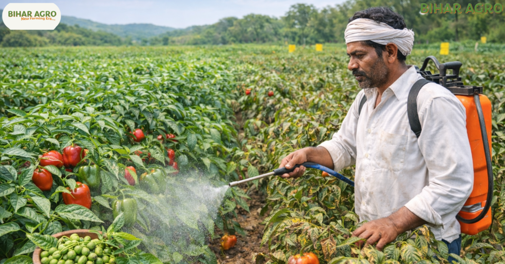 शिमला मिर्च कीट (Capsicum Pests) से 60% नुकसान कैसे बचाएँ Useful Knowledge