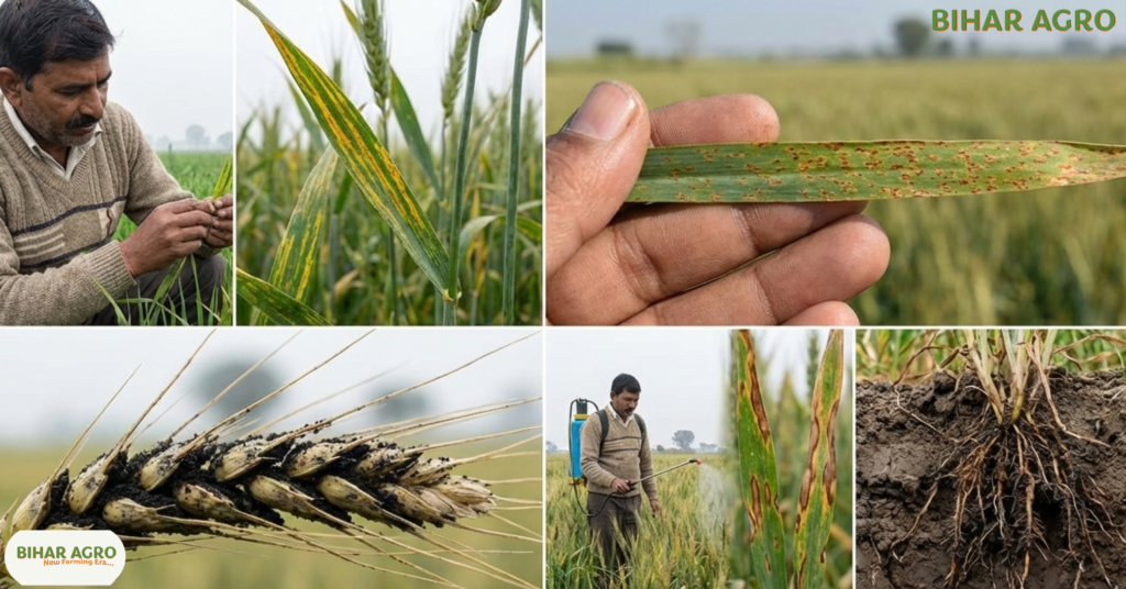 गेहूँ के रोग, Wheat diseases, गेहूँ के कीट, गेहूँ रोग नियंत्रण, wheat pest control, गेहूँ खेती, Wheat farming, फसल रोग, कृषि ज्ञान,