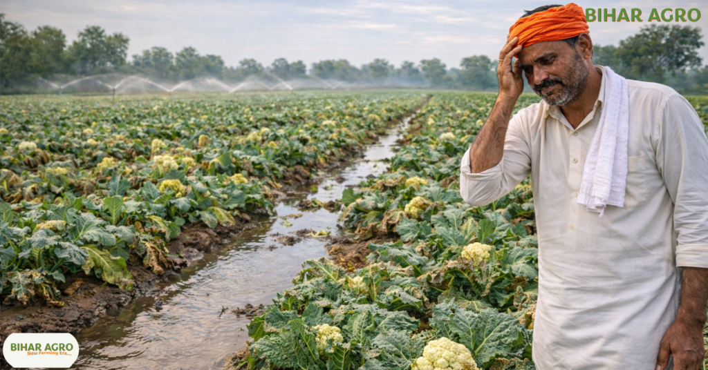 फूलगोभी की सिंचाई, Cauliflower Irrigation, फूलगोभी की खेती, सब्जी की सिंचाई, ड्रिप इरिगेशन, आधुनिक खेती, किसान और खेती, Cauliflower Farming in India, Water Management in Vegetables, Phoolgobhi ki kheti,