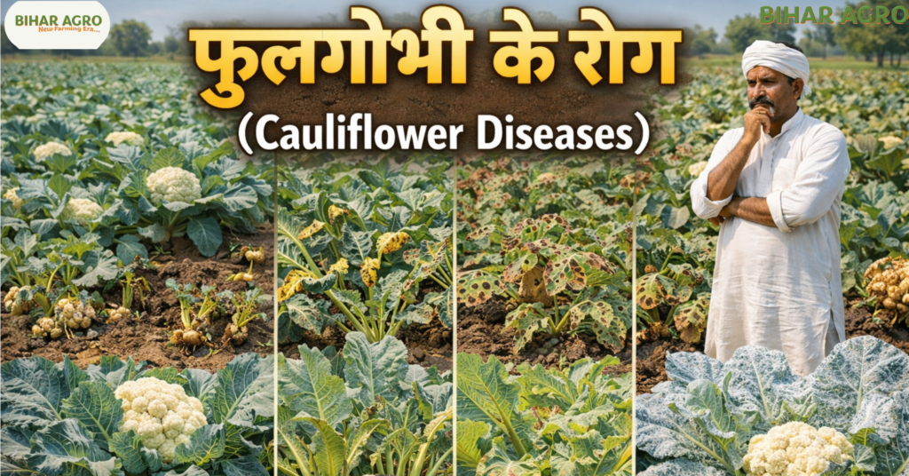 फूलगोभी के रोग, Cauliflower Diseases,