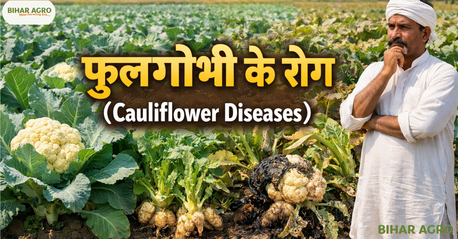 फूलगोभी के रोग, Cauliflower Diseases,