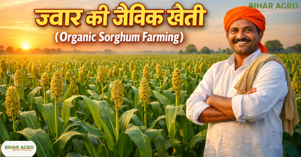ज्वार की जैविक खेती, Organic Sorghum Farming, जैविक ज्वार खेती, ज्वार की खेती, organic farming in hindi, Organic Farming, Sorghum Farming, जैविक खेती, Millet Farming, Indian Agriculture,