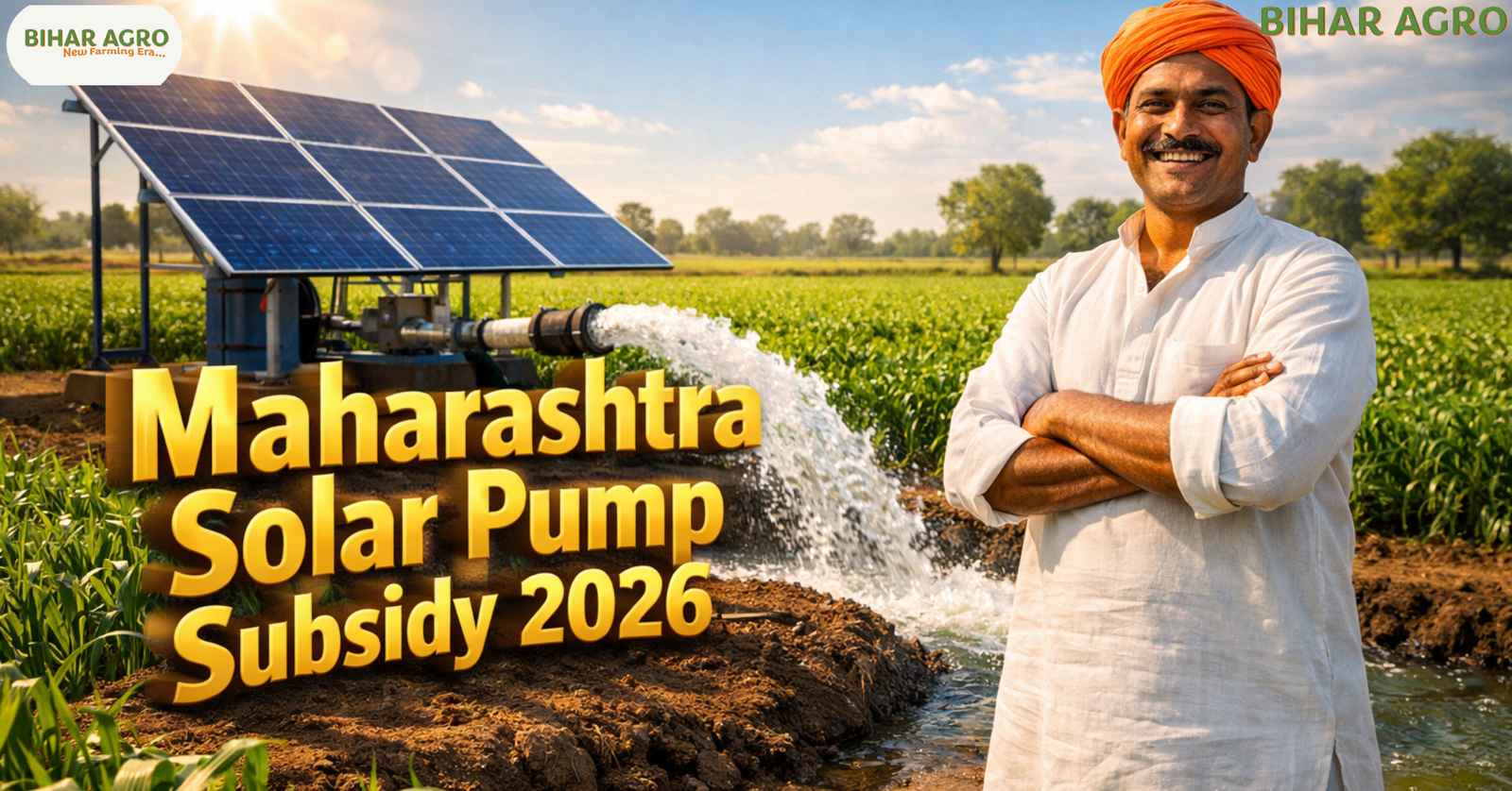 Maharashtra Solar Pump Subsidy 2026, Maharashtra Solar Pump Yojana, Solar Pump Subsidy Maharashtra, PM Kusum Maharashtra