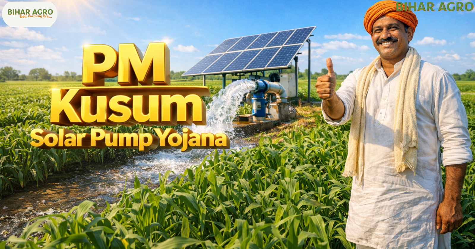 PM Kusum Solar Pump Yojana, सोलर पंप योजना, Kusum Yojana 2026, Solar Pump Subsidy, PM Kusum Scheme