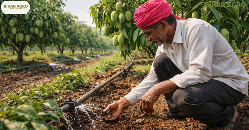 आम की सिंचाई, Mango Irrigation,आम की सिंचाई का तरीका,  आम के पेड़ को कितना पानी दें, Drip irrigation in mango,Water requirement of mango tree, आम के बगीचे की सिंचाई, मंगो इरिगेशन मैनेजमेंट, High yield mango irrigation, आम की खेती में पानी का प्रबंधन, Mango irrigation schedule India,