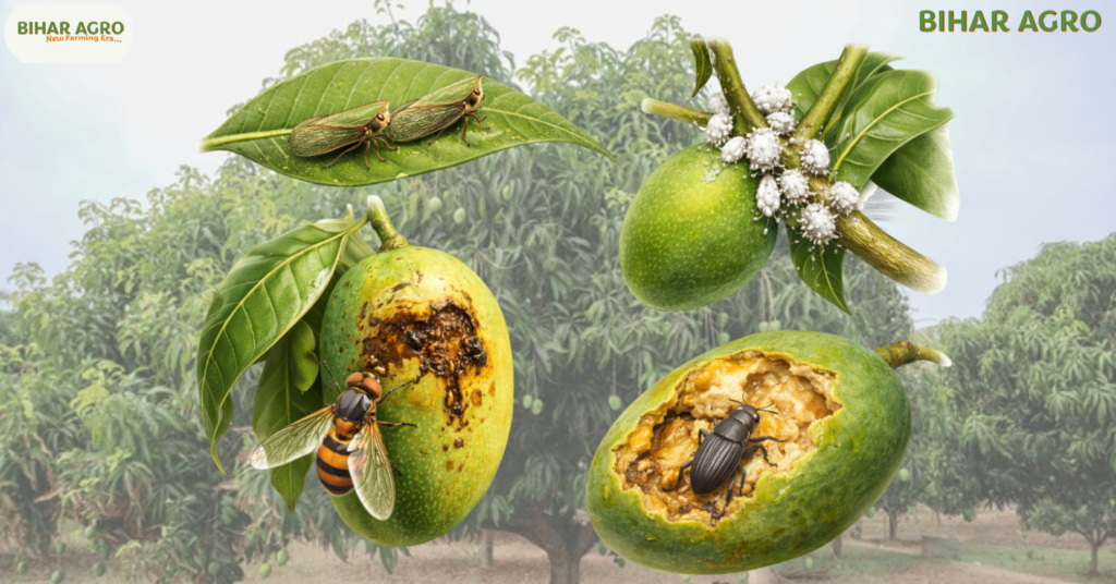 आम के कीट, Mango Pests), मैंगो हॉपर नियंत्रण, Mango hopper control, मिली बग मैनेजमेंट, Mango fruit fly control, स्टोन वीविल की रोकथाम, शूट बोरर आम, लीफ वेबर आम, इंटीग्रेटेड पेस्ट मैनेजमेंट आम, IPM in mango, ऑर्गेनिक पेस्ट कंट्रोल आम,मango orchard management, उच्च उत्पादन आम खेती, आम के कीट से बचाव, किसान आम कीड़े नियंत्रण,