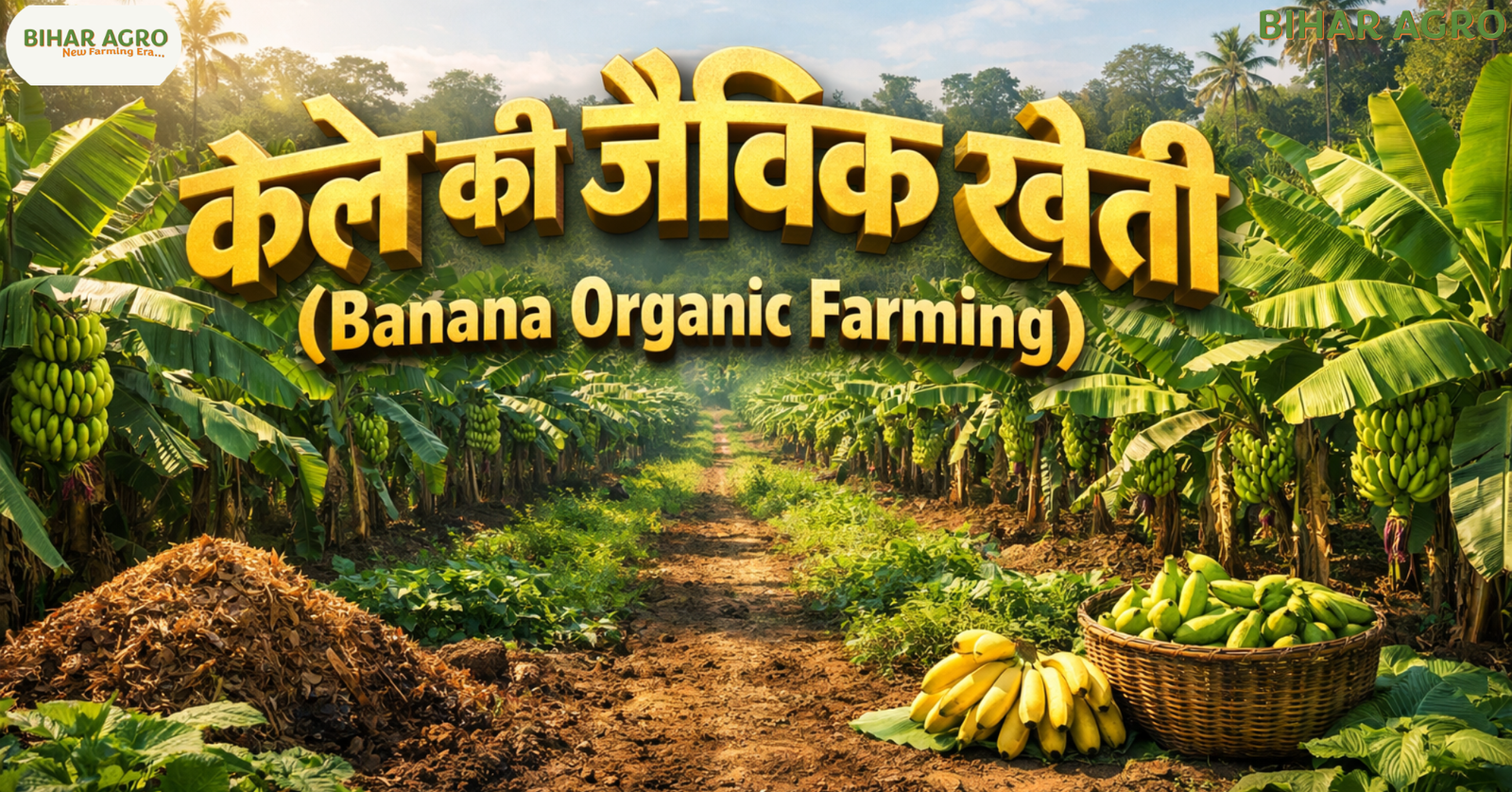 केले की जैविक खेती, Banana Organic Farming, Organic Banana Farming in India, जैविक केला उत्पादन, Organic Banana Farming,