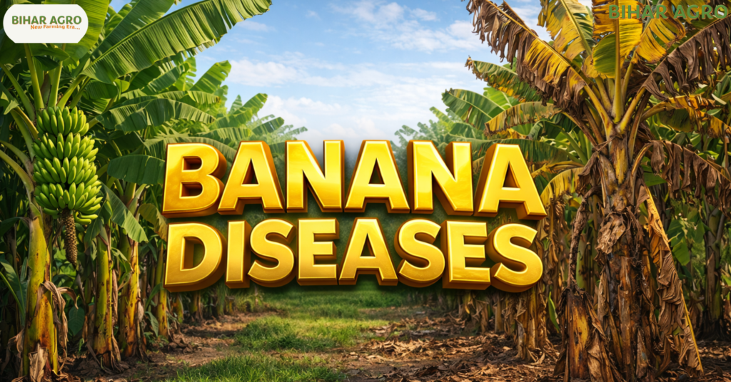 केले के रोग, Banana Diseases, केला खेती रोग, banana farming diseases, panama disease banana,