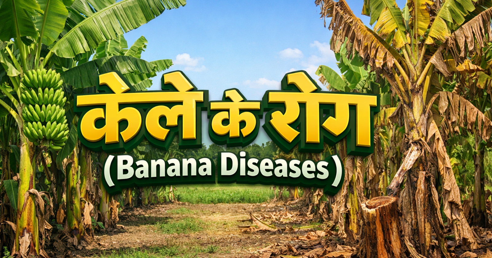 केले के रोग, Banana Diseases, केला खेती रोग, banana farming diseases, panama disease banana