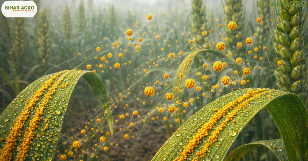 गेहूँ में पीला रतुआ रोग, Yellow Rust Disease in Wheat,