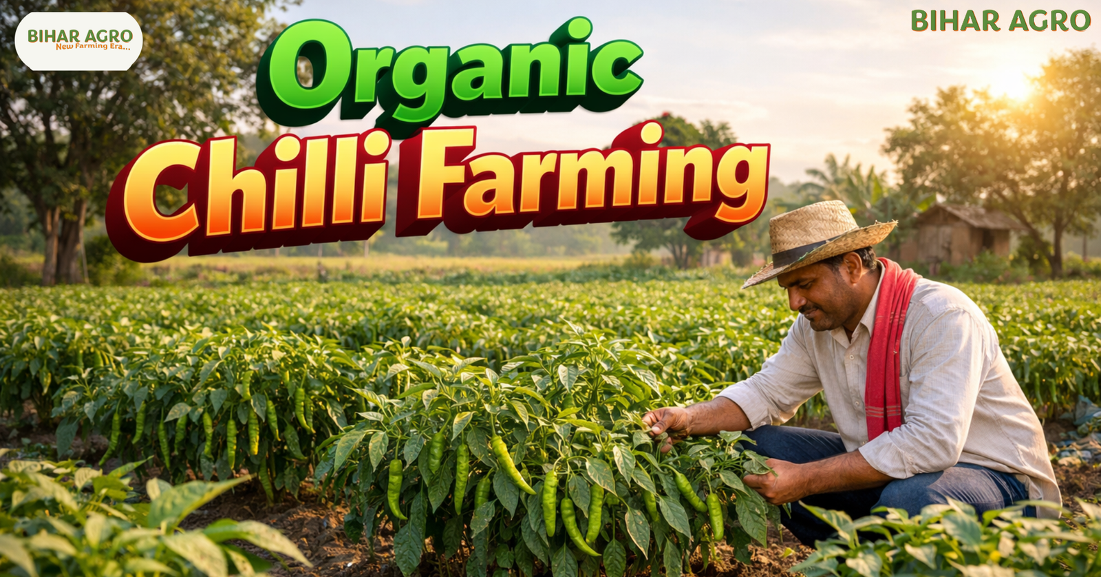 मिर्च की खेती, मिर्च की जैविक खेती, organic chilli farming, chilli cultivation, मिर्च उत्पादन, जैविक कीटनाशक, मिर्च कीट नियंत्रण, sustainable farming,