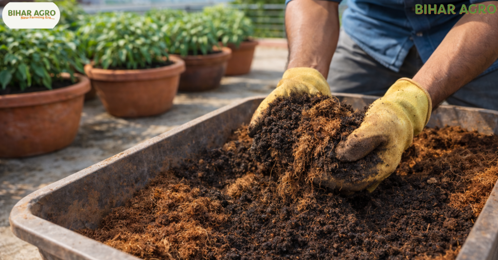 छत पर हरी मिर्ची की खेती कैसे करें, how to grow green chili on the roof, गमले में मिर्च कैसे उगाएं, organic chili farming at home, terrace gardening tips in hindi, kitchen garden ideas, bihar agro farming tips, हरी मिर्च की खेती, rooftop farming techniques,