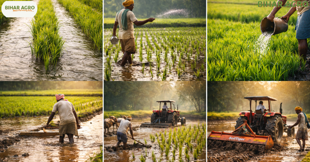 धान की खेती के लिए खेत को कैसे तैयार करें, Prepare Field for Paddy Cultivation, paddy field preparation, dhan ki kheti, rice farming tips, paddy cultivation India, Prepare Field for Paddy Farming,