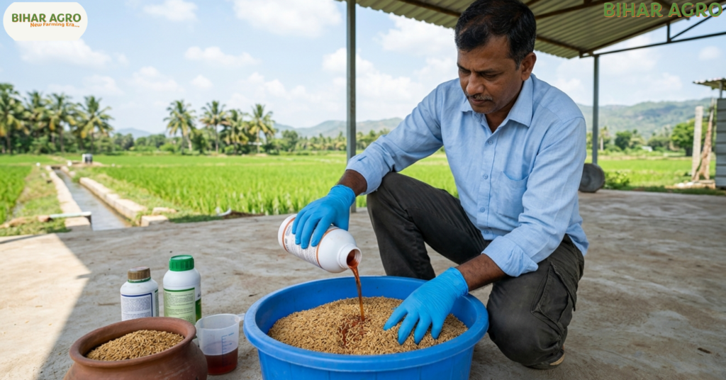 धान के बीज को उपचारित कैसे करें, seed treatment paddy, paddy seed treatment method, धान की खेती, बीज उपचार विधि, rice seed treatment, organic seed treatment, dhan kheti tips, Treat Paddy Seeds,