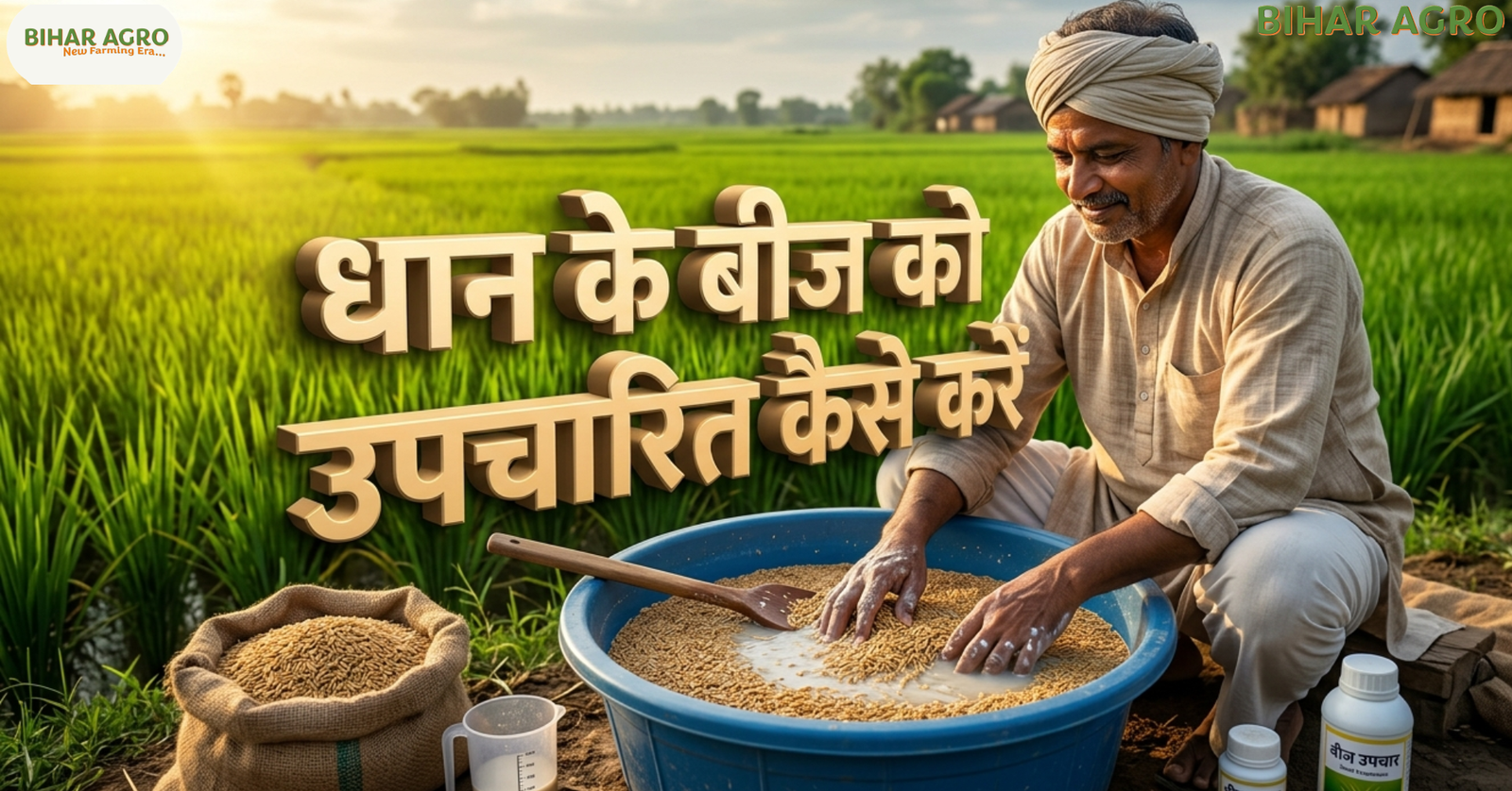 धान के बीज को उपचारित कैसे करें, seed treatment paddy, paddy seed treatment method, धान की खेती, बीज उपचार विधि, rice seed treatment, organic seed treatment, dhan kheti tips, Treat Paddy Seeds,