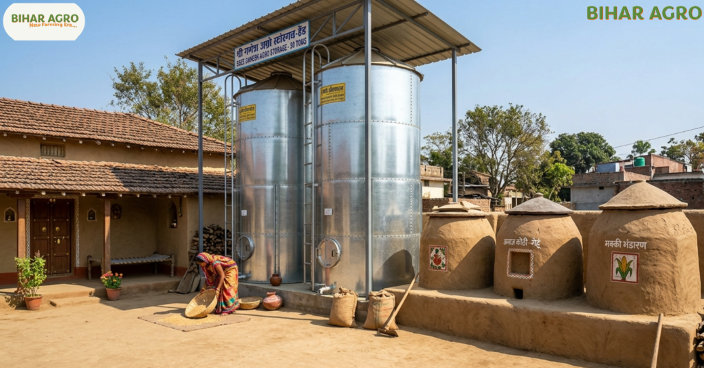 How to Save Wheat from Weevils, गेहूं को घुन से कैसे बचाएँ, wheat storage tips, wheat weevil control, अनाज भंडारण, ghun se bachav, wheat protection, grain storage India, अनाज का भंडारण, गेहूं में घुन की दवा, देसी तरीके से अनाज भंडारण, wheat storage tips in hindi, घुन से बचाव, Bihar Agro, कृषि उपाय, नीम से घुन भगाएं, safe grain storage, Protect Wheat from Weevils,