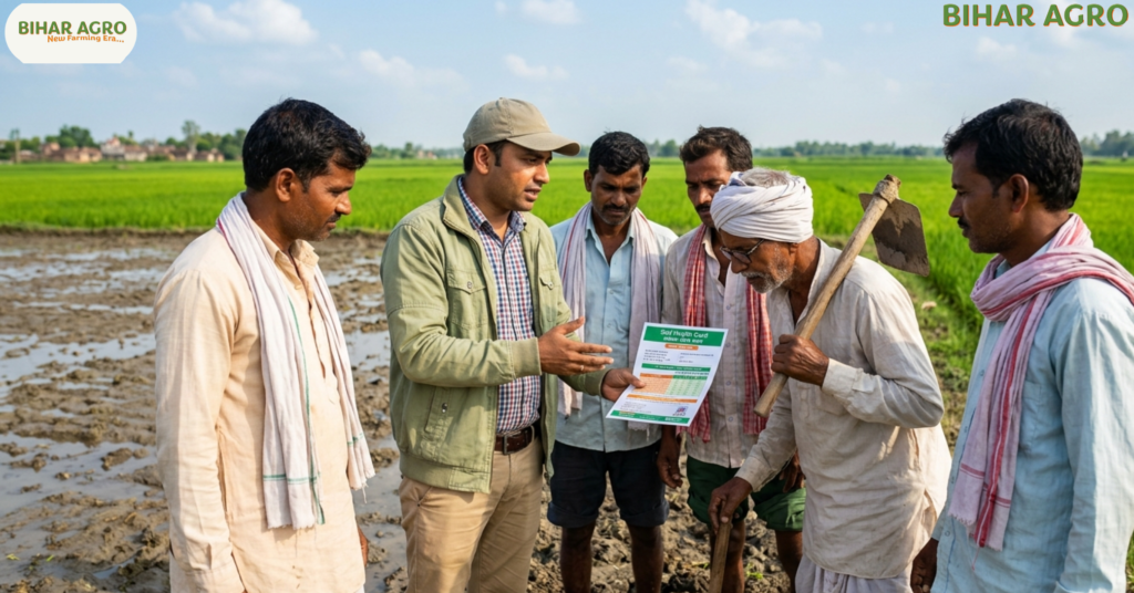 धान की खेती से पहले मिट्टी की करें जाँच, soil testing for paddy, paddy farming tips, soil health card, धान खेती टिप्स, मिट्टी जांच विधि, fertilizer management, agriculture tips India, rice farming India, Soil Testing Before Paddy Farming, धान की खेती से पहले मिट्टी की करें जाँच?, Soil testing for paddy, धान की खेती के तरीके, मिट्टी परीक्षण, कृषि सलाह, Bihar Agro, soil health card, paddy cultivation in India,