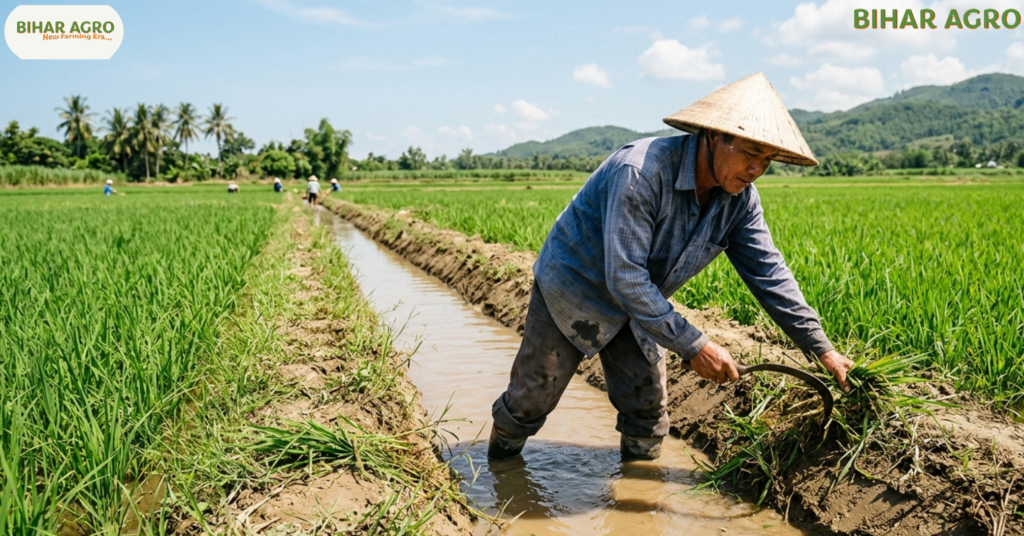 धान में हरा पत्ती फुदका, Green Leafhopper control, धान कीट नियंत्रण, Paddy pest control, Leafhopper treatment, धान कीट, ग्रीन लीफहॉपर, Paddy farming, Organic pest control, Chemical pest control, Rice insects, धान में हरा पत्ती फुदका (Green Leafhopper) कीट से रोकथाम कैसे करें तथा जैविक और रासायनिक उपचार कैसे करें?, Green Leafhopper Control in Paddy, धान के कीट, जैविक कीटनाशक, रासायनिक उपचार, बिहार एग्रो, Paddy Farming,