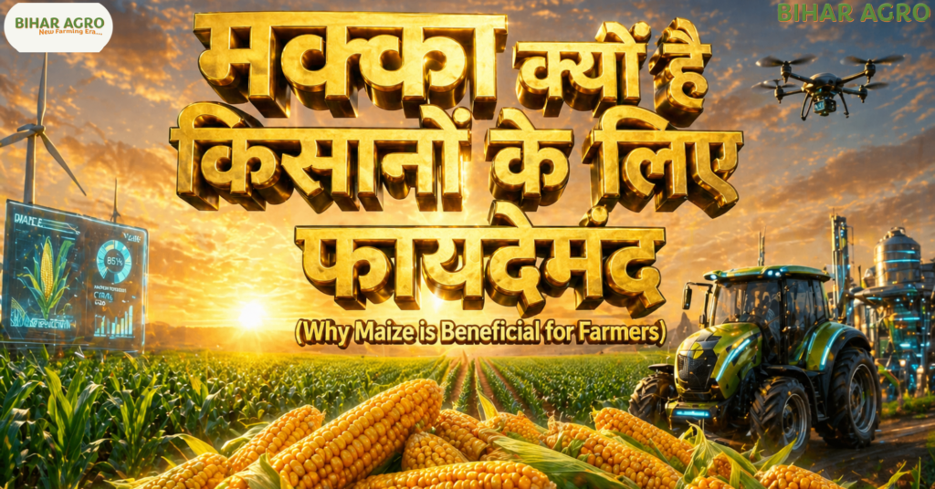 मक्का क्यों है किसानों के लिए फायदेमंद, Why Maize is Beneficial for Farmers, maize farming benefits, corn profit farming, maize cultivation India, मक्का की खेती फायदे, maize farming, corn benefits, agriculture India, farmer profit, crop farming, Bihar agriculture, मक्का क्यों है किसानों के लिए फायदेमंद, मक्का की खेती, Maize farming benefits, मक्का का भाव, आधुनिक खेती, Agriculture Technology, Hybrid Maize,