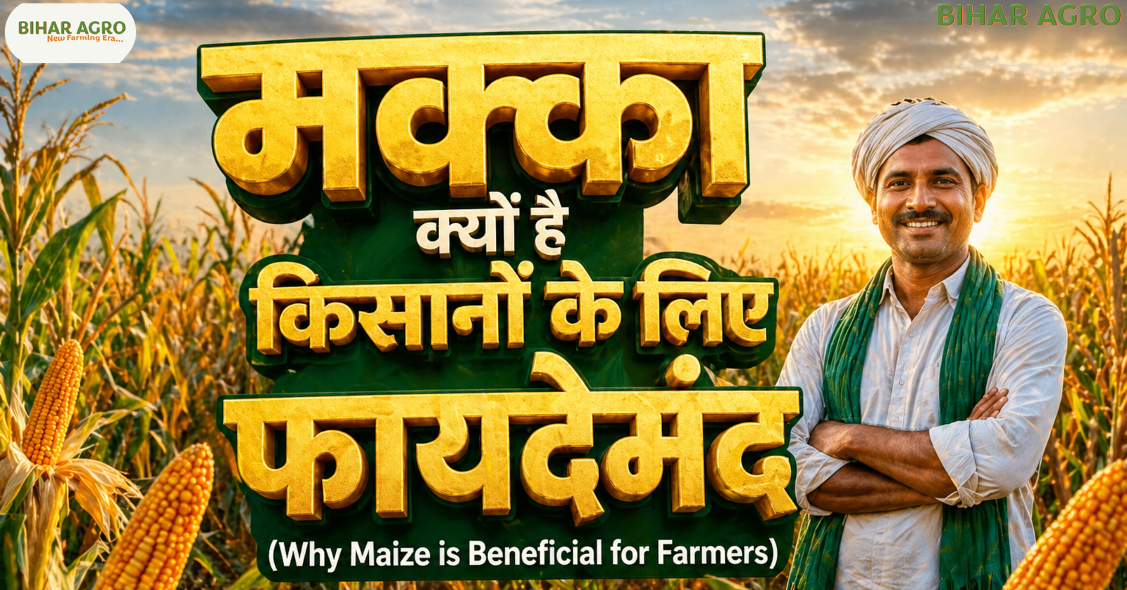 मक्का क्यों है किसानों के लिए फायदेमंद, maize farming benefits, corn profit farming, maize cultivation India, मक्का की खेती फायदे, maize farming, corn benefits, agriculture India, farmer profit, crop farming, Bihar agriculture, मक्का क्यों है किसानों के लिए फायदेमंद, मक्का की खेती, Maize farming benefits, मक्का का भाव, आधुनिक खेती, Agriculture Technology, Hybrid Maize,