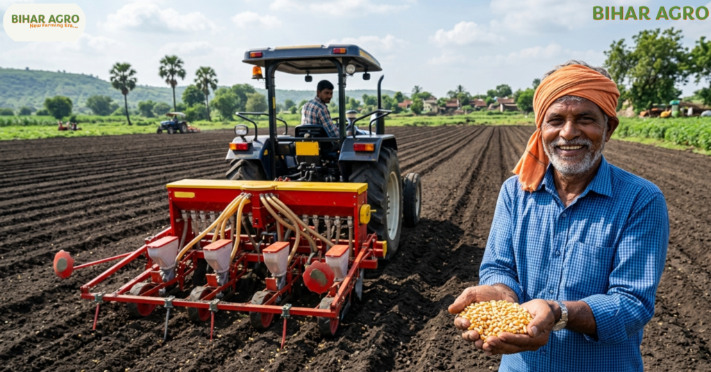 मक्के के बीज को कितनी दुरी लगायें, maize seed to seed distance, मक्का बुवाई दूरी, maize spacing India, hybrid maize spacing, maize farming, corn spacing, मक्का खेती, seed distance, agriculture tips, farming India, मक्के की खेती, मक्के के बीज को कितनी दुरी लगायें (Maize seed-to-seed distance) ?, Maize farming technology, corn seed spacing, Agriculture tips Hindi, Bihar Agro, high yield maize, hybrid seed sowing, मक्का बुवाई का सही तरीका, 