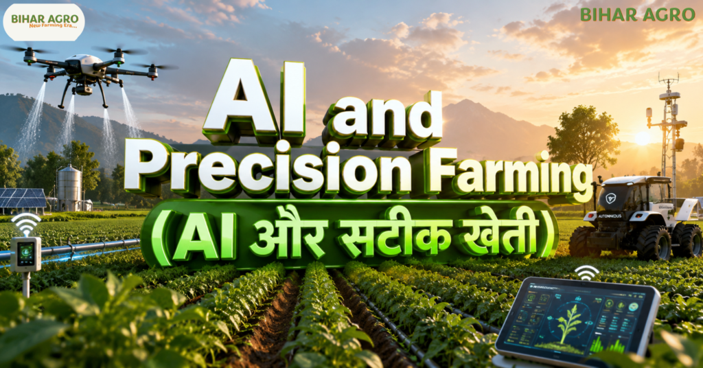 AI Farming, Precision Farming, Smart Agriculture, AI in Agriculture, Drone Farming, Digital Farming, Modern Farming, Bihar Agro, Precision Agriculture India, Smart Irrigation, AI farming, precision agriculture, स्मार्ट खेती, ड्रोन खेती, AI and Precision Farming, कृषि में AI, सटीक खेती तकनीक, modern farming technology, smart agriculture India, AI and Precision Farming, AI और सटीक खेती,