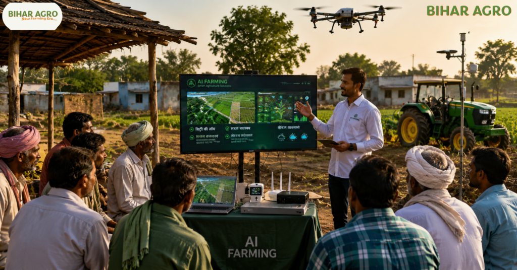 AI Farming, Precision Farming, Smart Agriculture, AI in Agriculture, Drone Farming, Digital Farming, Modern Farming, Bihar Agro, Precision Agriculture India, Smart Irrigation, AI farming, precision agriculture, स्मार्ट खेती, ड्रोन खेती, AI and Precision Farming, कृषि में AI, सटीक खेती तकनीक, modern farming technology, smart agriculture India, AI and Precision Farming, AI और सटीक खेती,
