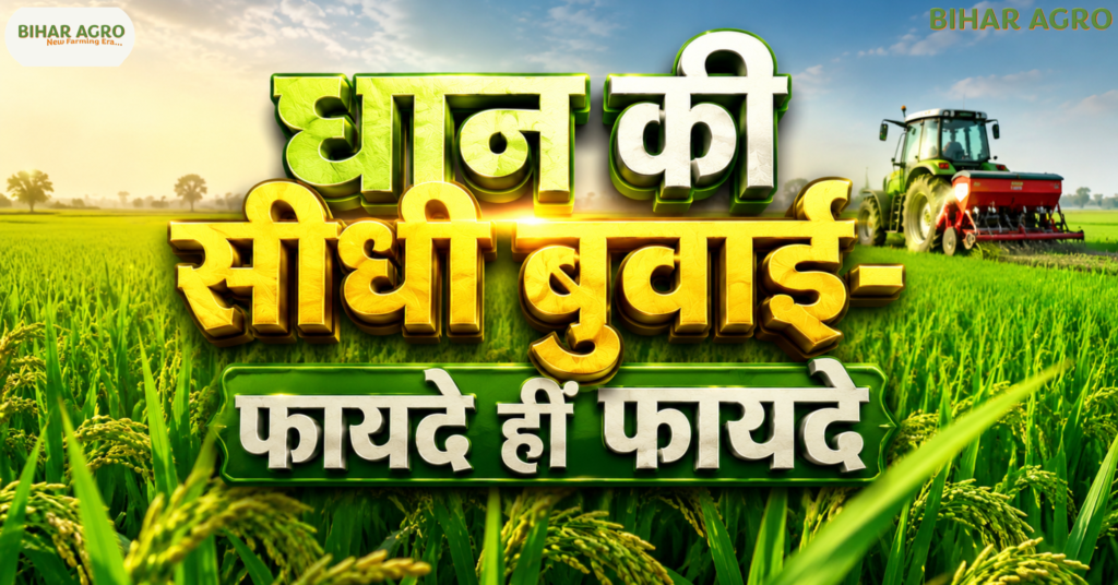DSR rice farming, DSR, DSR धान खेती, Direct Seeded Rice Farming, धान की नई तकनीक, पानी बचाने वाली खेती, धान खेती 2026, बिहार धान खेती, धान की सीधी बुवाई, कम लागत धान खेती, आधुनिक खेती तकनीक,