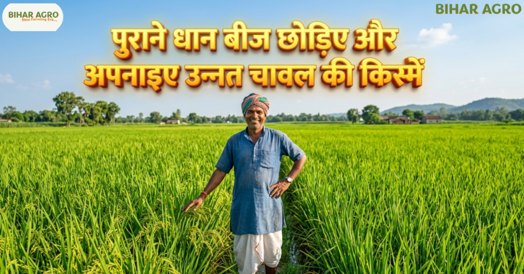 बिहार के लिए उन्नत चावल की किस्में, धान की नई किस्में, बिहार धान खेती, हाई यील्डिंग राइस वैरायटी, Paddy Farming Bihar, Rice Variety Bihar, धान की खेती, बंपर पैदावार धान, Improved Rice Varieties for Bihar,