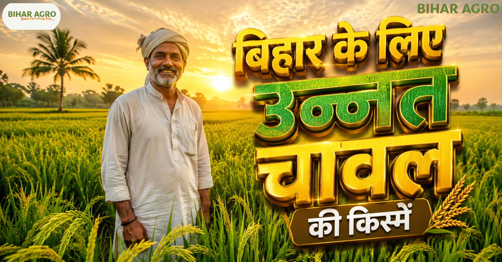 बिहार के लिए उन्नत चावल की किस्में, धान की नई किस्में, बिहार धान खेती, हाई यील्डिंग राइस वैरायटी, Paddy Farming Bihar, Rice Variety Bihar, धान की खेती, बंपर पैदावार धान, Improved Rice Varieties for Bihar,