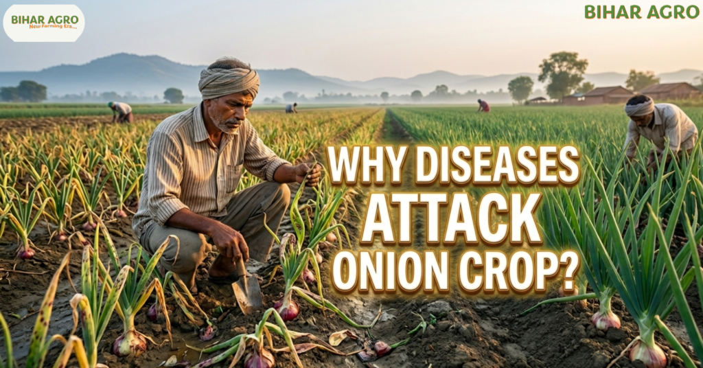 प्याज की फसल में क्यों लगते हैं रोग, Why Diseases Attack Onion Crop, प्याज रोग कारण, Onion Disease Reasons, प्याज की खेती, Onion Farming, प्याज रोग नियंत्रण