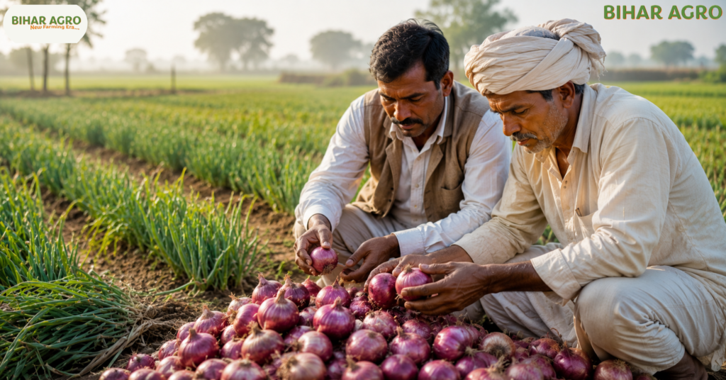 Onion Seeds Preparation, प्याज के बीज कैसे तैयार करें, Onion Seed Preparation, प्याज बीज उत्पादन, Onion Farming, प्याज खेती, प्याज के बीज कैसे तैयार करें, How to Prepare Onion Seeds, प्याज की खेती, Onion Seed Production in India, उन्नत खेती, High Yield Onion, प्याज के बीज का भाव, Bihar Agro, agriculture,प्याज बीज बनाने की विधि,