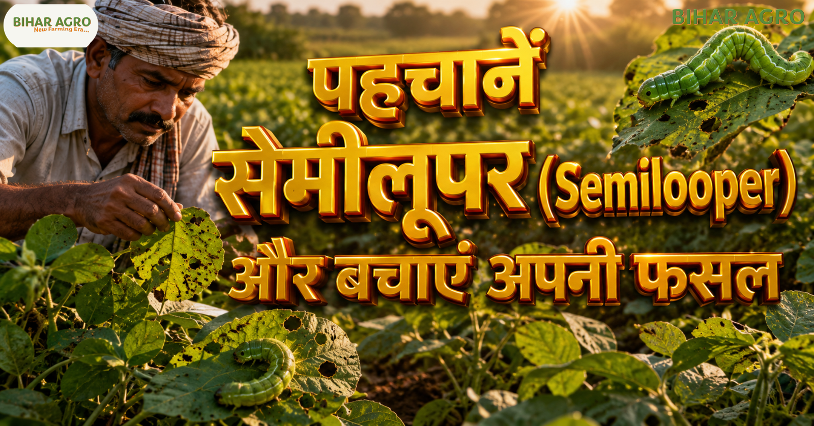 सेमीलूपर, Semilooper, सेमीलूपर नियंत्रण, Semilooper control, सोयाबीन कीट, soybean pest, सेमीलूपर दवा, caterpillar pest, soybean semilooper,