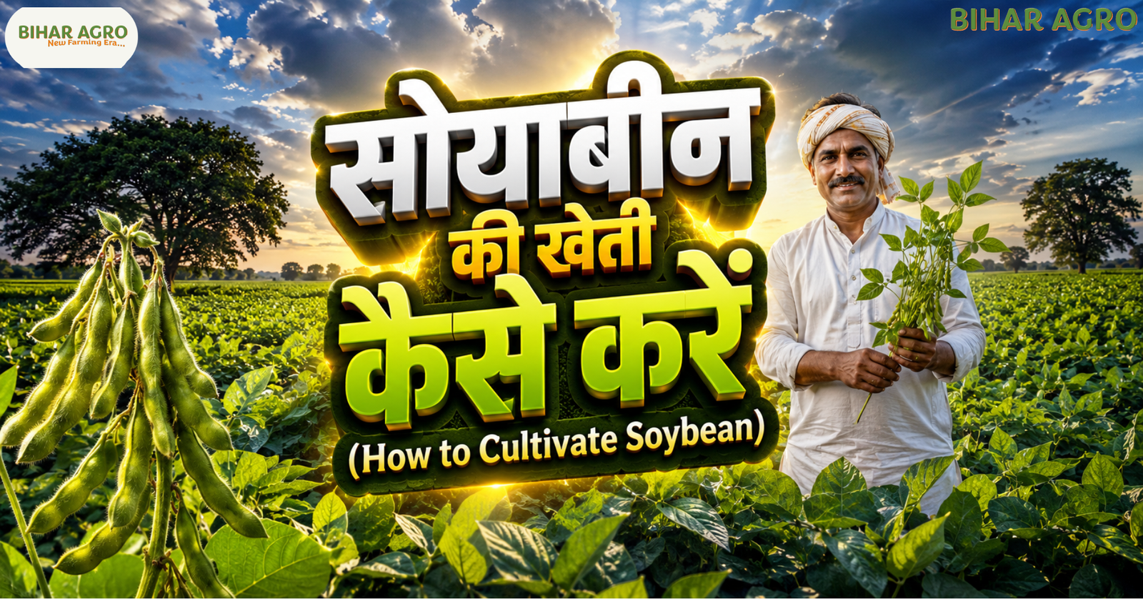 Soybean Farming, सोयाबीन खेती, Soybean Crop, कृषि जानकारी, Farming Tips, Bihar Agro, Soybean Production, Indian Agriculture, खेती की जानकारी, Soybean Cultivation, सोयाबीन की खेती कैसे करें, How to Cultivate Soybean, Soybean Farming, सोयाबीन की उन्नत खेती, सोयाबीन उत्पादन, soybean farming profit, modern agriculture,