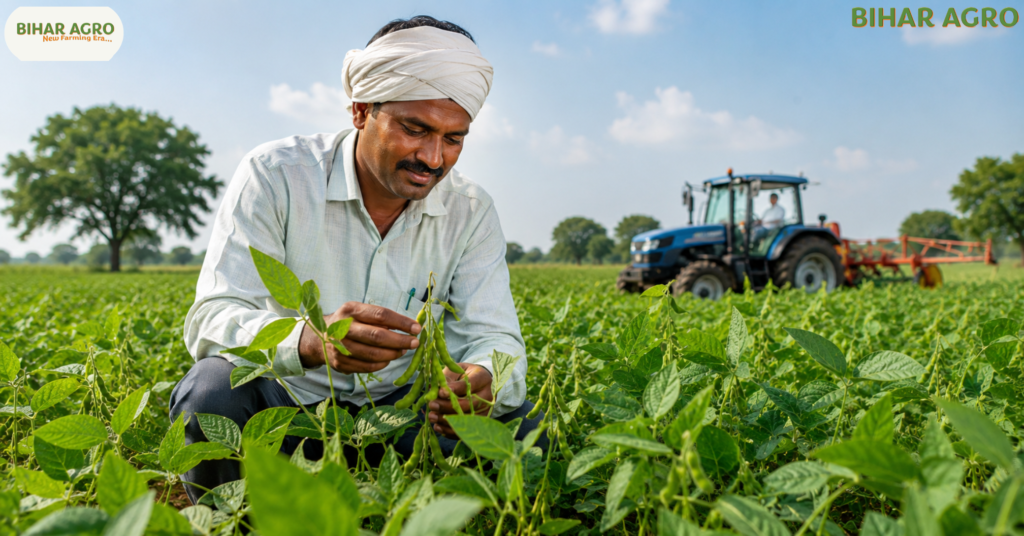 सोयाबीन की उन्नत किस्में, Best Soybean Varieties, खेती, मुनाफा, JS 20-34, KDS 726, सोयाबीन बीज, पैदावार, Bihar Agro, Soybean Farming 2026, खरीफ फसल, कृषि समाचार, High Yield Seeds,