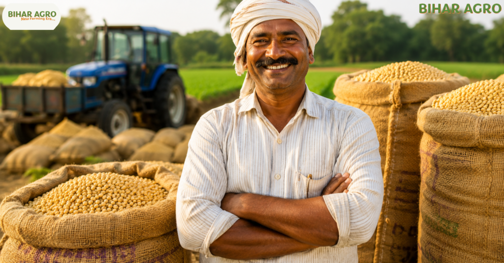 सोयाबीन की उन्नत किस्में, Best Soybean Varieties, खेती, मुनाफा, JS 20-34, KDS 726, सोयाबीन बीज, पैदावार, Bihar Agro, Soybean Farming 2026, खरीफ फसल, कृषि समाचार, High Yield Seeds,