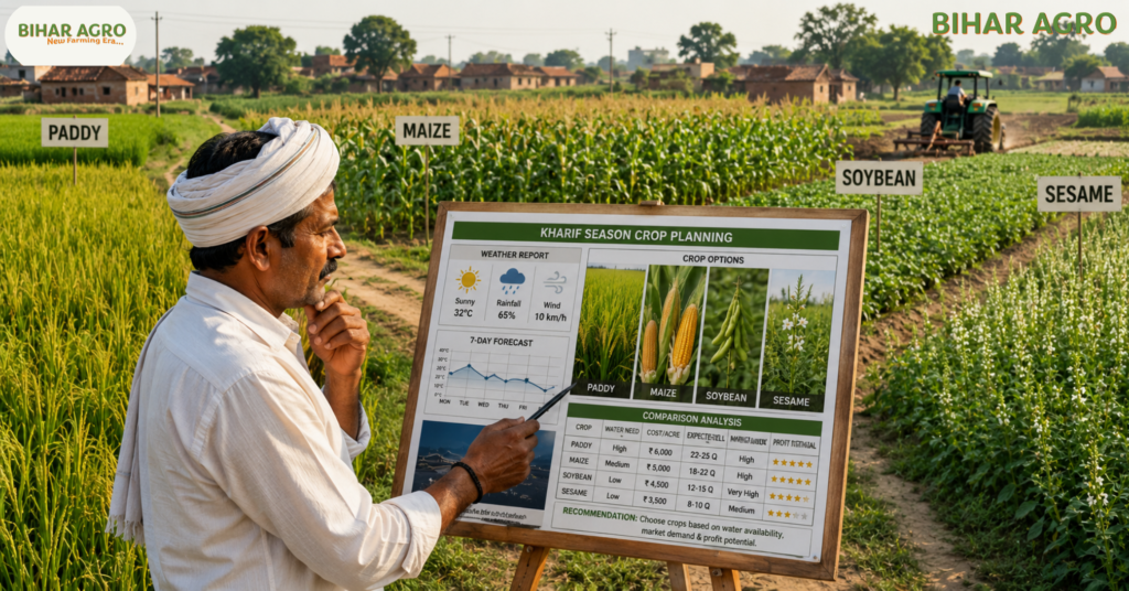 Kharif Sowing 2026, Kharif Crops 2026, Kharif Farming 2026, Profitable Crops 2026, Kharif Season Farming, Maize Farming 2026, Soybean Farming 2026, Sesame Farming 2026, Paddy Farming 2026, Farmer Profit Crops, Kharif Sowing 2026, खरीफ सीजन 2026, धान की खेती, मक्का की खेती, सोयाबीन खेती, तिल की खेती, अरहर खेती, मूंग खेती, किसान समाचार, कृषि समाचार, खेती से कमाई, profitable crops, agriculture news,