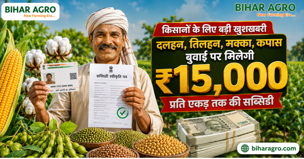 15000 प्रति एकड़ सहायता योजना, किसानों को 15000 रुपये प्रति एकड़, किसान सब्सिडी योजना, फसल विविधीकरण योजना, किसान सहायता योजना, कृषि अनुदान, किसान सरकारी योजना, किसान लाभ योजना, crop diversification subsidy, farmer subsidy scheme, 15000 Per Acre Subsidy, 15000 प्रति एकड़ सब्सिडी,