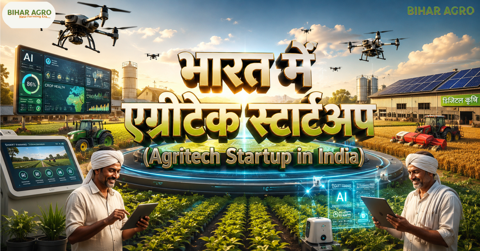 भारत में एग्रीटेक स्टार्टअप, Agritech Startup in India, India Agritech Startup, Agricultural Startup India, Digital Farming Startup, Agriculture Technology Startup India,