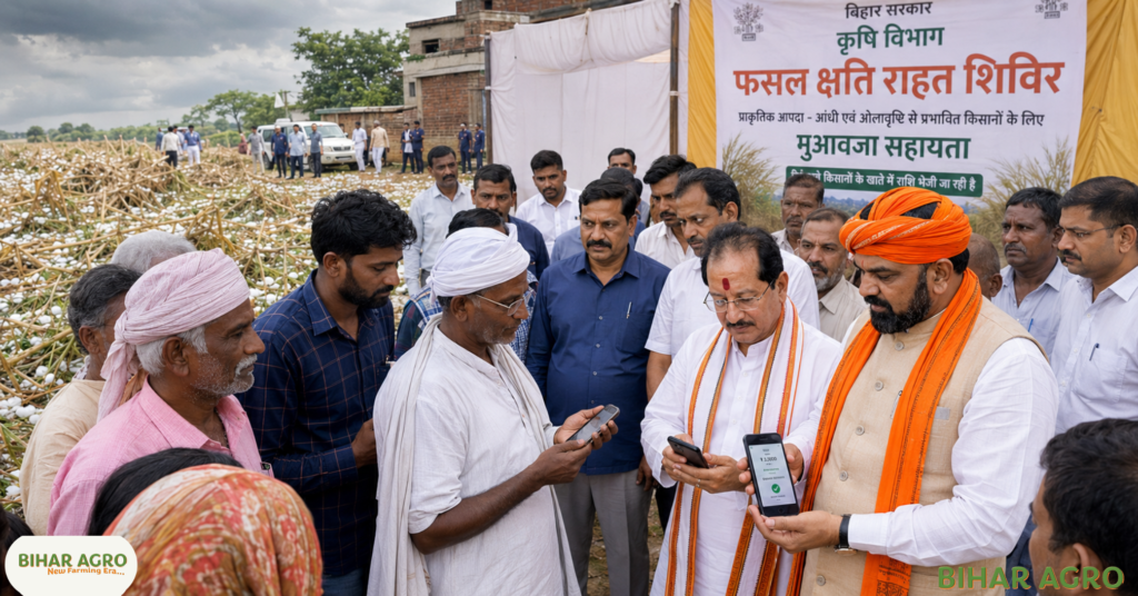 bihar agriculture news, Bihar Krishi Input Anudan List, crop damage compensation, Crop Loss Compensation, Kisan News Bihar, Krishi Input Anudan Yojana Bihar, Krishi Input Subsidy, Sarkari Yojana Bihar, ओलावृष्टि फसल क्षति सहायता, कृषि इनपुट अनुदान योजना, कृषि इनपुट सब्सिडी, प्राकृतिक आपदा मुआवजा, फसल क्षति का मुआवजा, फसल नुकसान का मुआवजा, फसल नुकसान मुआवजा बिहार, बिहार किसान योजना, बिहार किसान समाचार, मुख्यमंत्री सम्राट चौधरी, Bihar Krishi Input Anudan Yojana 2026, बिहार कृषि इनपुट सब्सिडी योजना 2026,