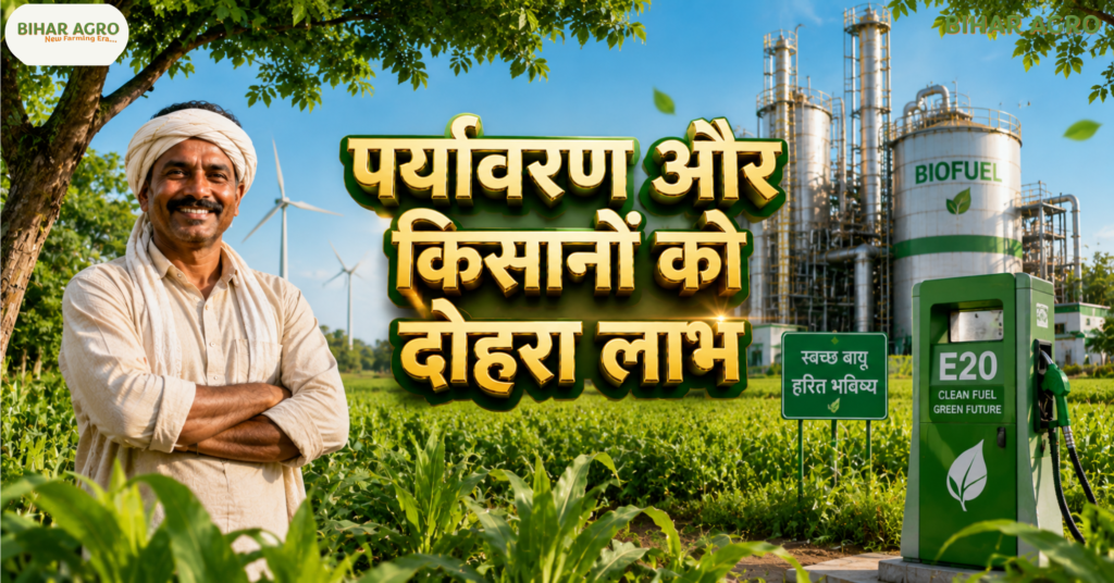e20 कैसे है किसानों के लिए फायदेमंद, E20 Fuel, Ethanol Blending, किसानों की आय, मक्का खेती, गन्ना खेती, एथेनॉल उत्पादन, भारत में E20, E20 Beneficial for Farmers,