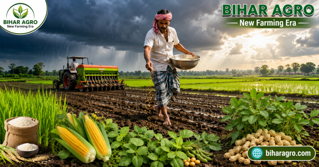 Kharif Crops Sowing Time and Seed Rate, खरीफ फसलों की बुवाई का सही समय और बीज दर, खरीफ फसलों की बुवाई का सही समय, Kharif Crops Sowing Time, खरीफ फसलों की बीज दर, Kharif Seed Rate, धान की बीज दर, Rice Seed Rate per Hectare, मक्का की बीज दर, Maize Seed Rate, सोयाबीन बीज दर, Soybean Seed Rate, मूंगफली बीज दर, Groundnut Seed Rate, खरीफ फसल बुवाई गाइड, खरीफ खेती 2026, मानसून में बुवाई, धान की रोपाई का समय, खरीफ फसल उत्पादन, कृषि सलाह किसानों के लिए, प्रमाणित बीज का उपयोग, Seed Treatment in Agriculture, Kharif Farming Tips, खरीफ सीजन खेती,